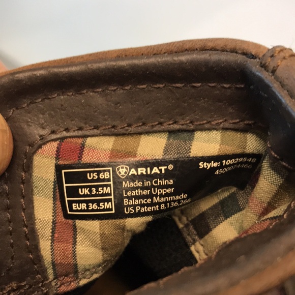 Ariat Savannah H20 suede western boots Chocolate Willow 10029548 - Picture 8 of 8